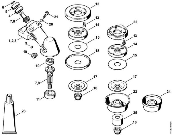 Motorne kose (FS) FS 220 Gonilo della Marca Stihl