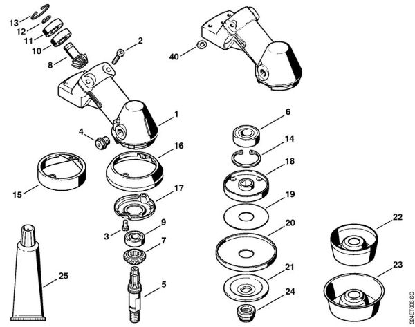 Motorne kose (FS) FS 220 K Gonilo   3 42 828 253 della Marca Stihl