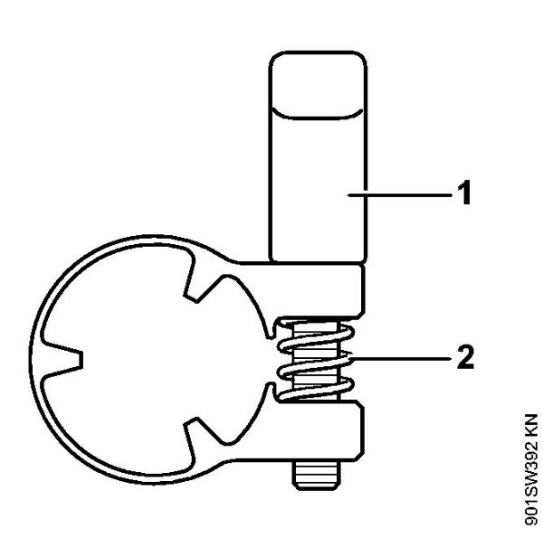Motorne kose (FS) FS 38 Natezna objemka della Marca Stihl