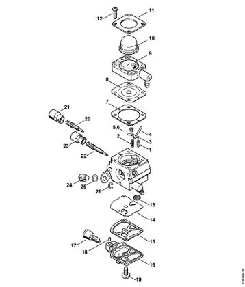 Motorne kose (FS) FS 38 2-MIX Uplinjac C1Q-S216, C1Q-S190 2-MIX (16.2014), (39.2011) della Marca Stihl