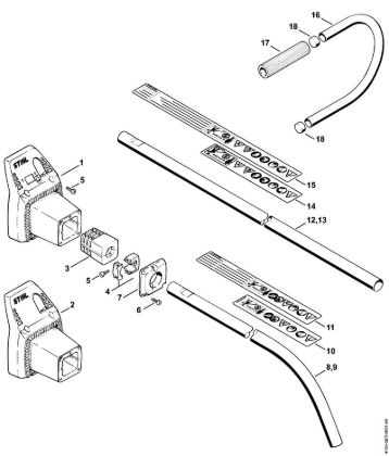 Motorne kose (FS) FS 44 R Rocaj FS 40, FS 44 (17.94) della Marca Stihl