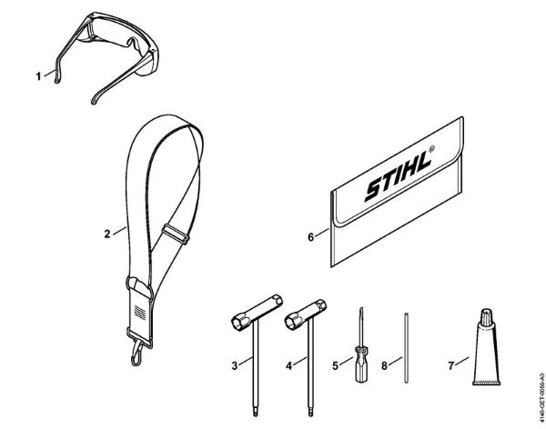 Motorne kose (FS) FS 45-DZ Orodja, posebni pribor della Marca Stihl