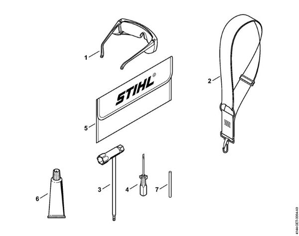 Motorne kose (FS) FS 50 C-E Orodja, posebni pribor della Marca Stihl
