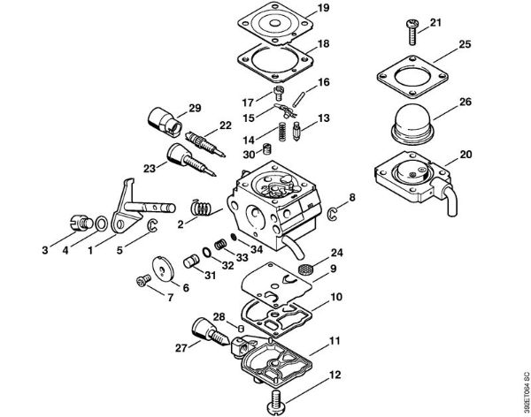 Motorne kose (FS) FS 55 RC-E Uplinjac C1Q-S71 (25.2004) della Marca Stihl