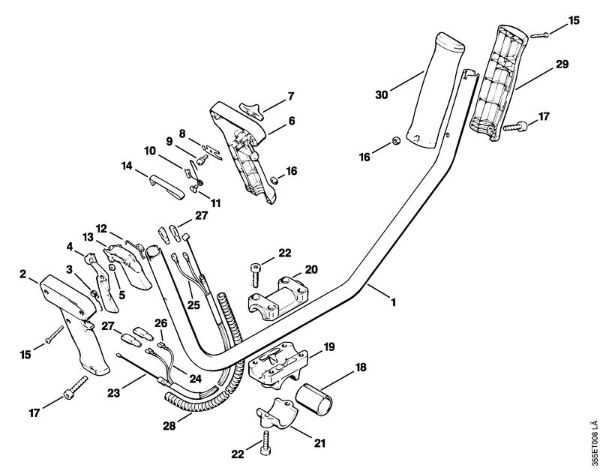 Motorne kose (FS) FS 72 R Dvojni rocaj della Marca Stihl