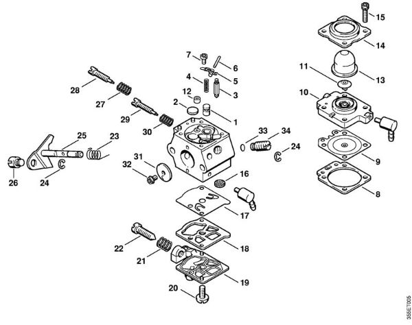 Motorne kose (FS) FS 76 Uplinjac WT-227 della Marca Stihl