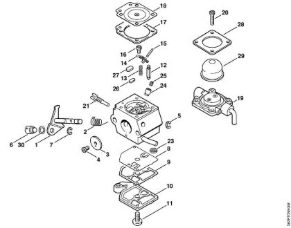 Motorne kose (FS) FS 80 Uplinjac C1Q-S56 (16.2001) della Marca Stihl