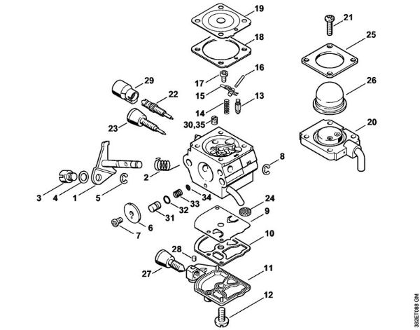 Motorne kose (FS) FS 85 R Uplinjac C1Q-S80 BR (41.2017) della Marca Stihl