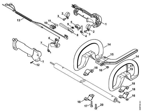 Motorne kose (FS) FS 85 T Rocaj della Marca Stihl