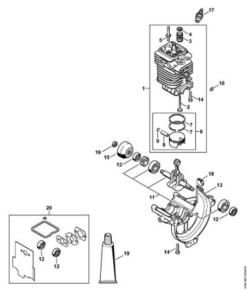 Motorne kose (FS) FS 90 - 4180 Valj, kad sklopke della Marca Stihl