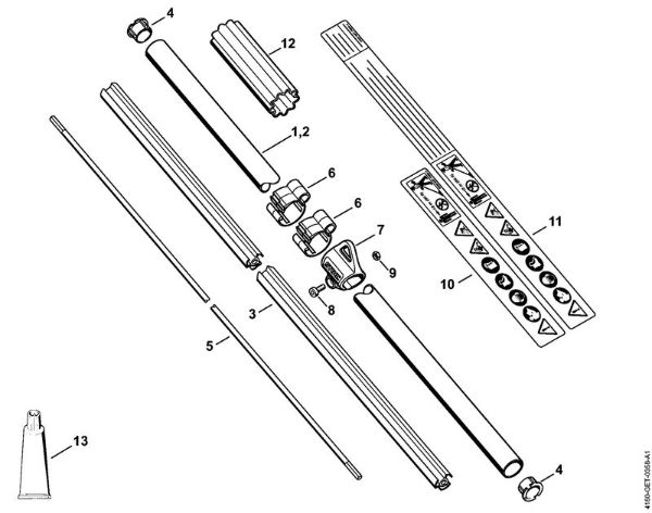 Motorne kose (FS) FS 90 R - 4180 Rocaj della Marca Stihl