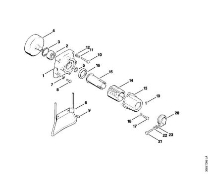 Motorne kose (FS) FS 96 Ohišje sklopke della Marca Stihl