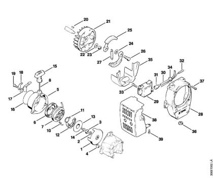 Motorne kose (FS) FS 96 Zagonska naprava della Marca Stihl