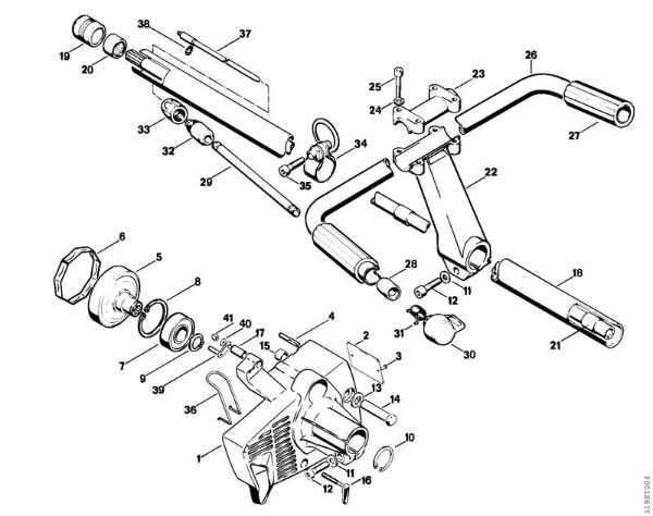 Obrezovalnik (FS) FS 151 Ohišje sklopke, rocaj della Marca Stihl