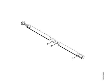Obrezovalnik (FS) FS 202 Rocaj, oporna cev, cevni rocaj   X 12 817 754 (24.85) della Marca Stihl