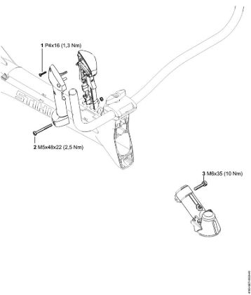 Obrezovalnik (FS) FS 311 Pritezni momenti della Marca Stihl