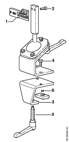 Obrezovalnik (FS) FS 410 C-E Montažni okvir della Marca Stihl