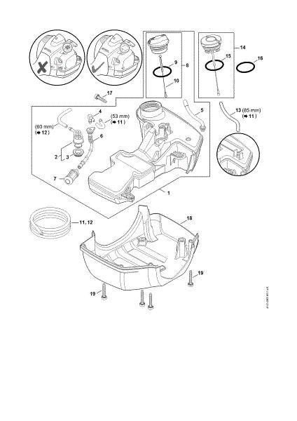 Slika Rezervoar za gorivo FS 410 C-E