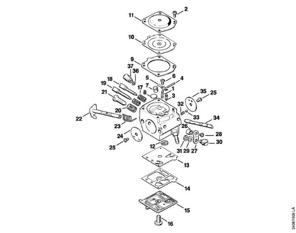 Obrezovalnik (FS) FS 420 Uplinjac HD-3B della Marca Stihl