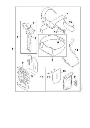 Slika Forestry harness ADVANCE X-TREEm FS 460 C-EM L
