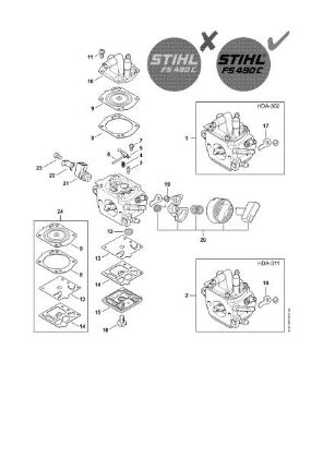 Slika Uplinjac HDA-302, HDA-311 FS 490 C-EM