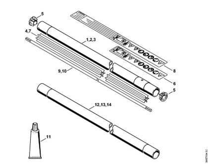 Obrezovalnik (FS) FS 550-L Rocaj della Marca Stihl