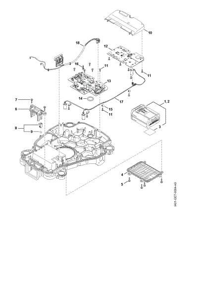 Slika E - Elektricni deli iMOW 5.0