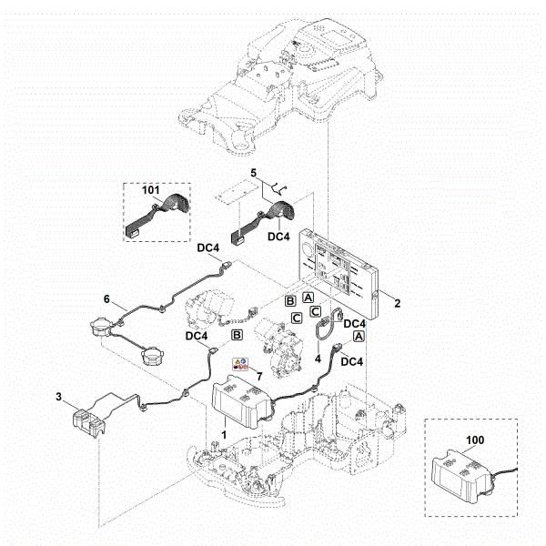 Slika E - Elektricni deli RMI 422.0