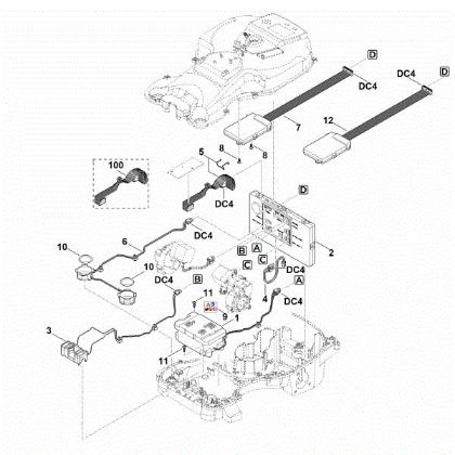 Slika E - Elektricni deli RMI 422.1 PC