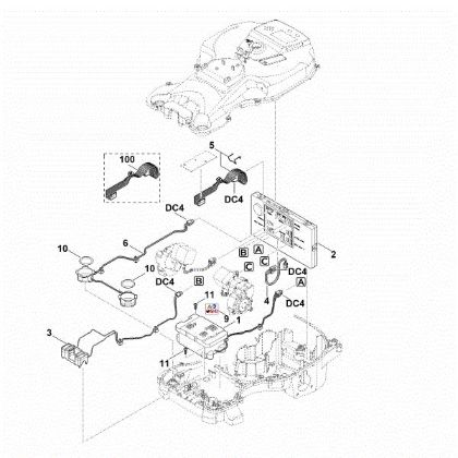 Slika E - Elektricni deli RMI 422.2