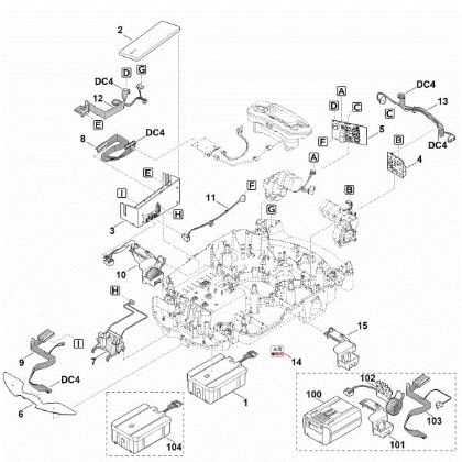 Slika E - Elektricni deli RMI 632.0