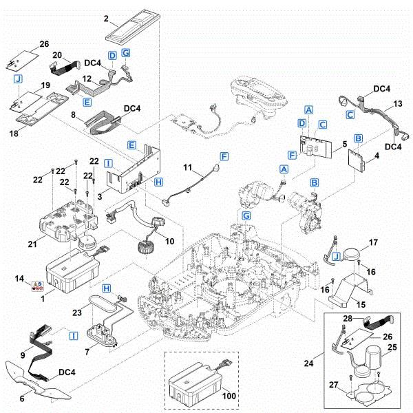 Slika E - Elektricni deli RMI 632.1 C