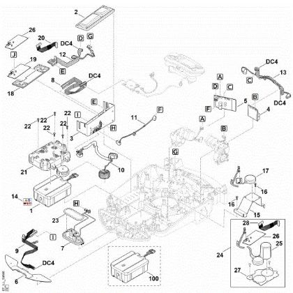 Slika E - Elektricni deli RMI 632.1 PC