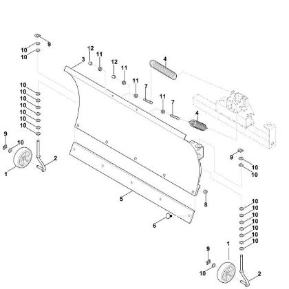Slika A - Snežni plug ASP 100.1