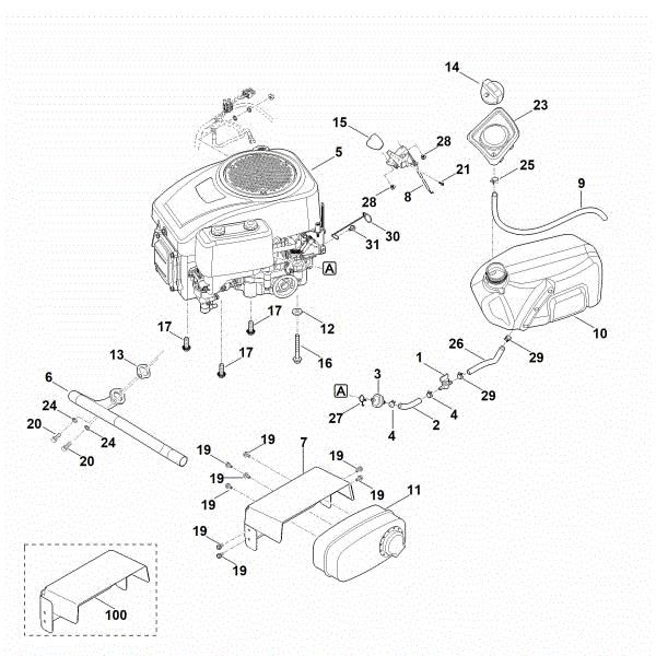 Slika G - Motor, rezervoar RT 4082.0