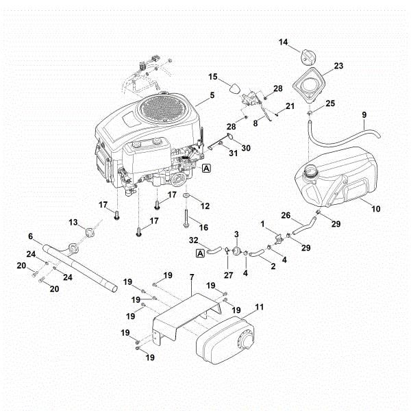 Slika G - Motor, rezervoar RT 4082.1
