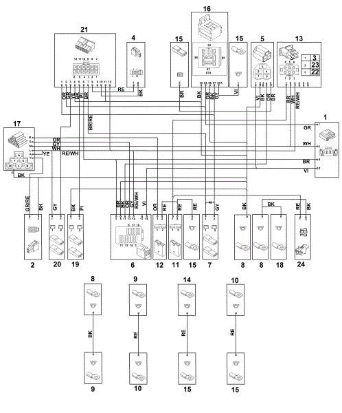Slika O - Kontaktni diagram RT 4097.0 SX