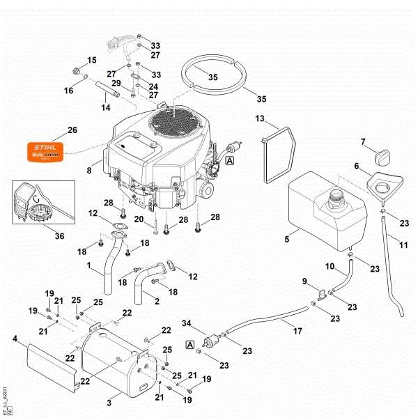 Slika H - Motor, rezervoar RT 5112.1 Z