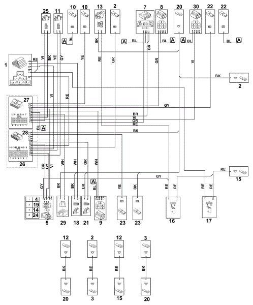 Slika R - Kontaktni diagram RT 6112.0 ZL
