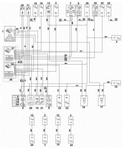 Slika R - Kontaktni diagram RT 6112.1 ZL