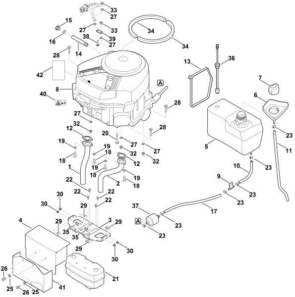 Slika H - Motor, rezervoar RT 6127.0 ZL