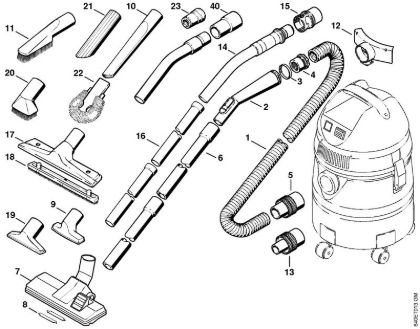 Usisivaci (SE) SE 50 Orodja, posebni pribor della Marca Stihl