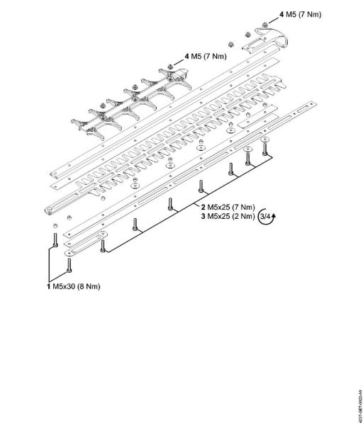 Å karje za živo mejo (HS) HS 82 R Pritezni momenti della Marca Stihl