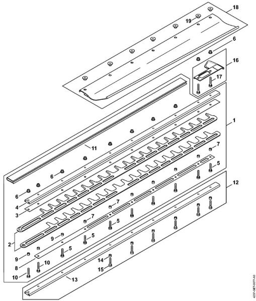 Å karje za živo mejo (HS) HS 87 R Naprava za rezanje 750 mm R della Marca Stihl