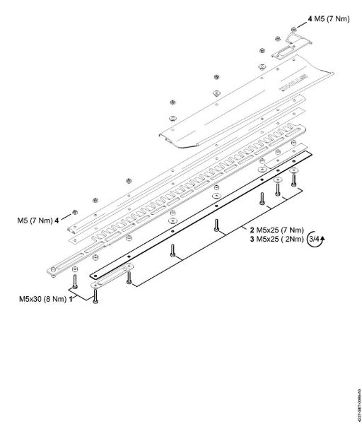 Å karje za živo mejo (HS) HS 87 T Pritezni momenti della Marca Stihl