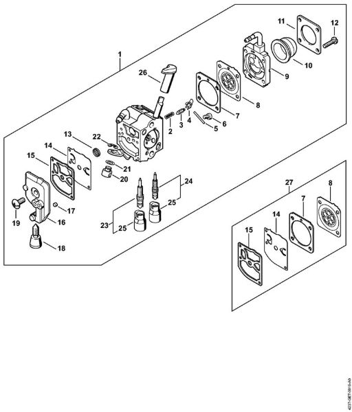Å karje za živo mejo (HS) HS 87 T Uplinjac C1Q-S292 (41.2018) della Marca Stihl