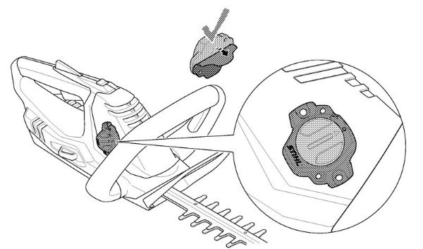 Akumulatorske škarje za živo mejo (HSA) HSA 45 Smart Connector della Marca Stihl