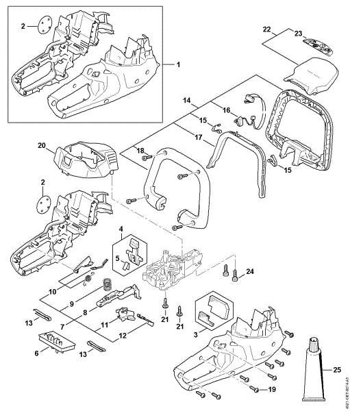 Slika Ohišje motorja, elektronski modul HSA 50.0