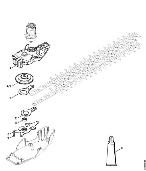 Akumulatorske škarje za živo mejo (HSA) HSA 66 Gonilo della Marca Stihl