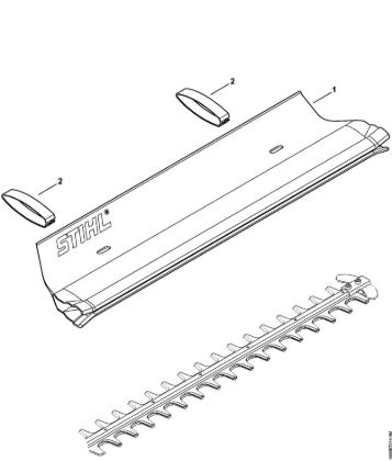 Elektricne škarje za živo mejo (HSE) HSE 51 Lovilna plocevina della Marca Stihl